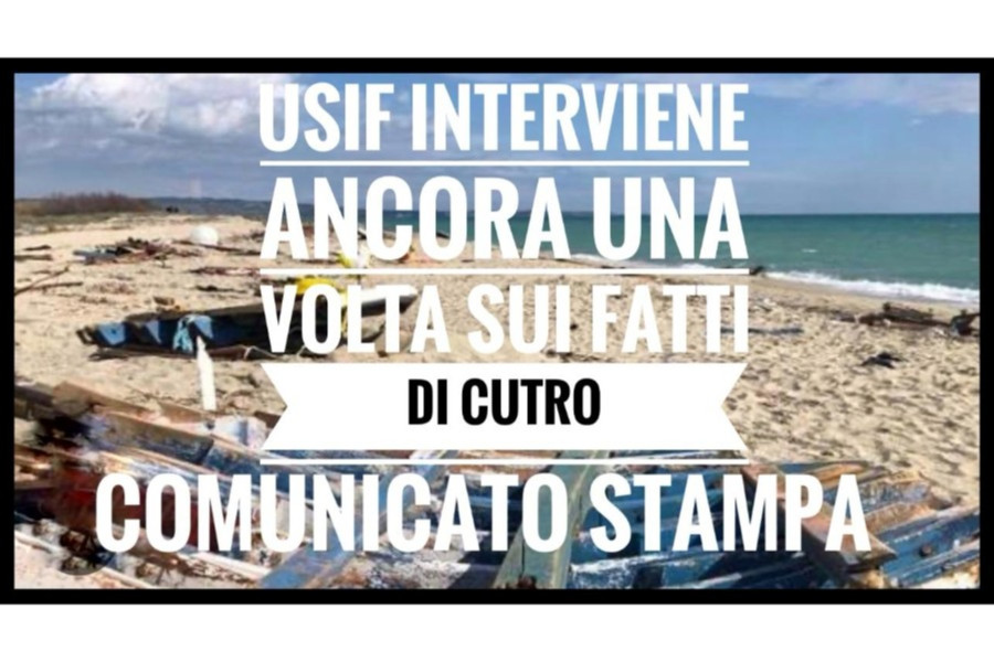 CUTRO, USIF: DISAPPUNTO PER SCELTA PROCESSUALE REGIONE CALABRIA CUTRO, USIF: DISAPPUNTO PER SCELTA PROCESSUALE REGIONE CALABRIA