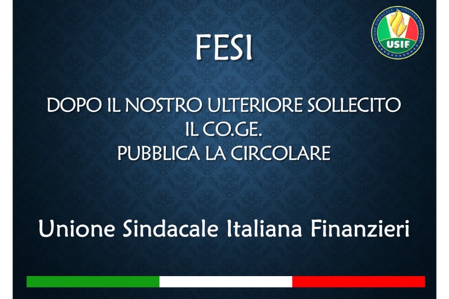 FESI, USIF: FINALMENTE CI SIAMO
