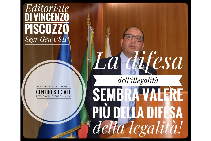 LA DIFESA DELL'ILLEGALITA': QUANDO IL CENTRO SOCIALE CONTA PIU' DELLO STATO!
