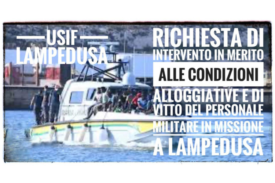 Lampedusa, condizioni critiche per il personale: USIF interviene presso il Comando Generale