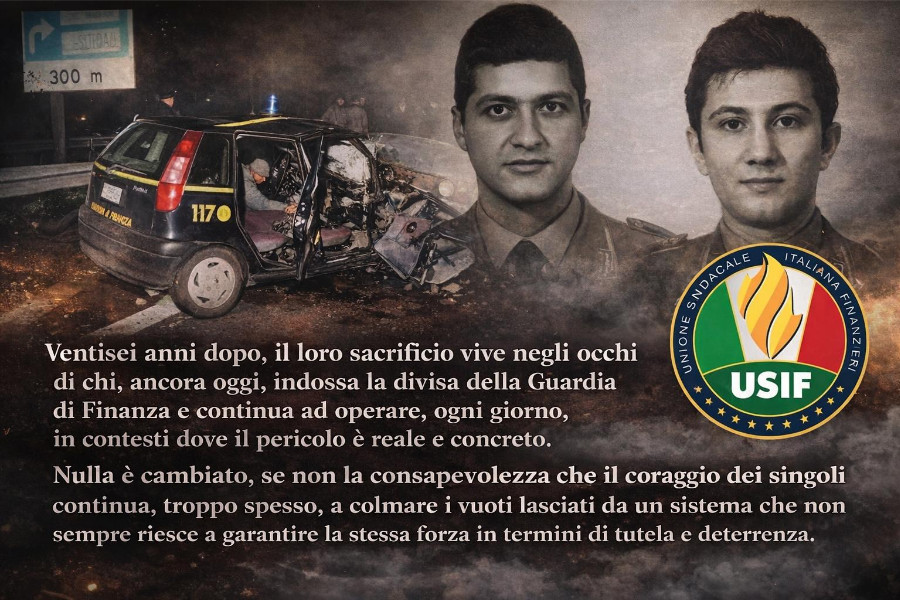 IL LORO SACRIFICIO NON PUÒ RESTARE SOLO UN RICORDO