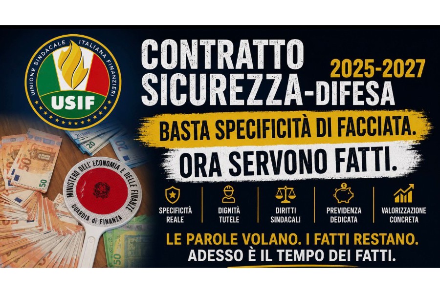 CONTRATTO SICUREZZA-DIFESA 2025-2027