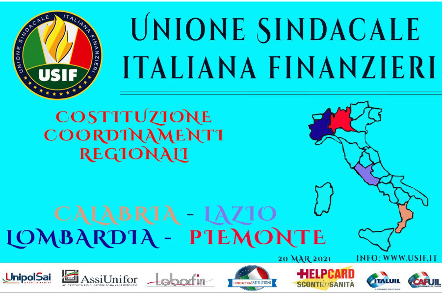 20 marzo 2021: istituiti i coordinamenti regionali in quattro regioni. 20 marzo 2021: istituiti i coordinamenti regionali in quattro regioni.