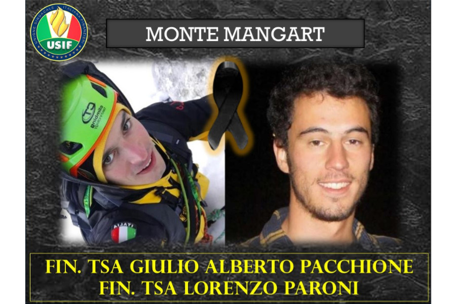 MANGART, USIF: CORDOGLIO PER SCOMPARSA COLLEGHI MANGART, USIF: CORDOGLIO PER SCOMPARSA COLLEGHI